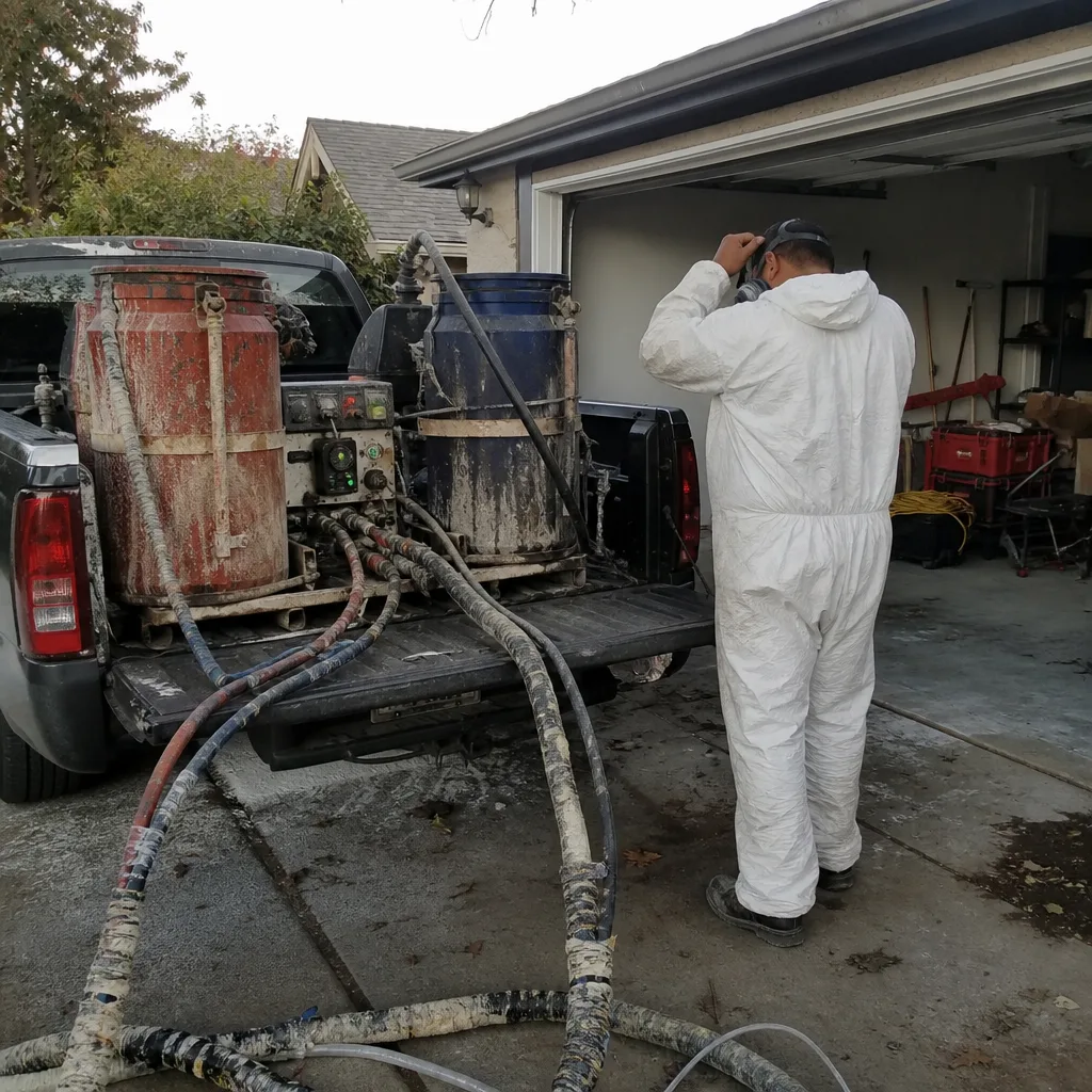 Spray Foam Insulation in Atherton